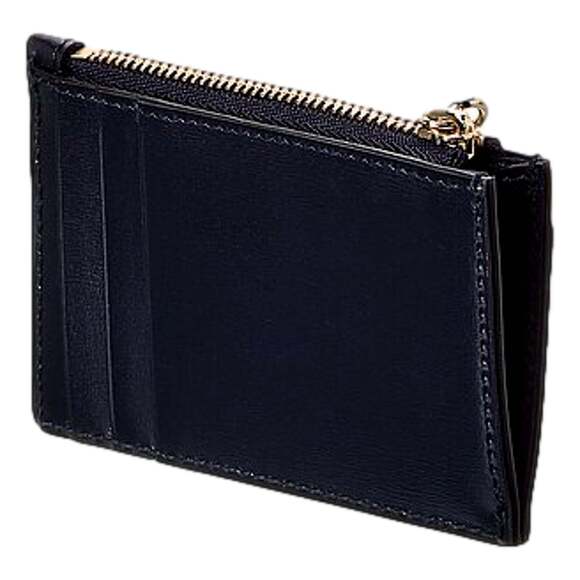 Gucci Luce GG Canvas Leather Blue Coin Purse Zip - Picture 1 of 2